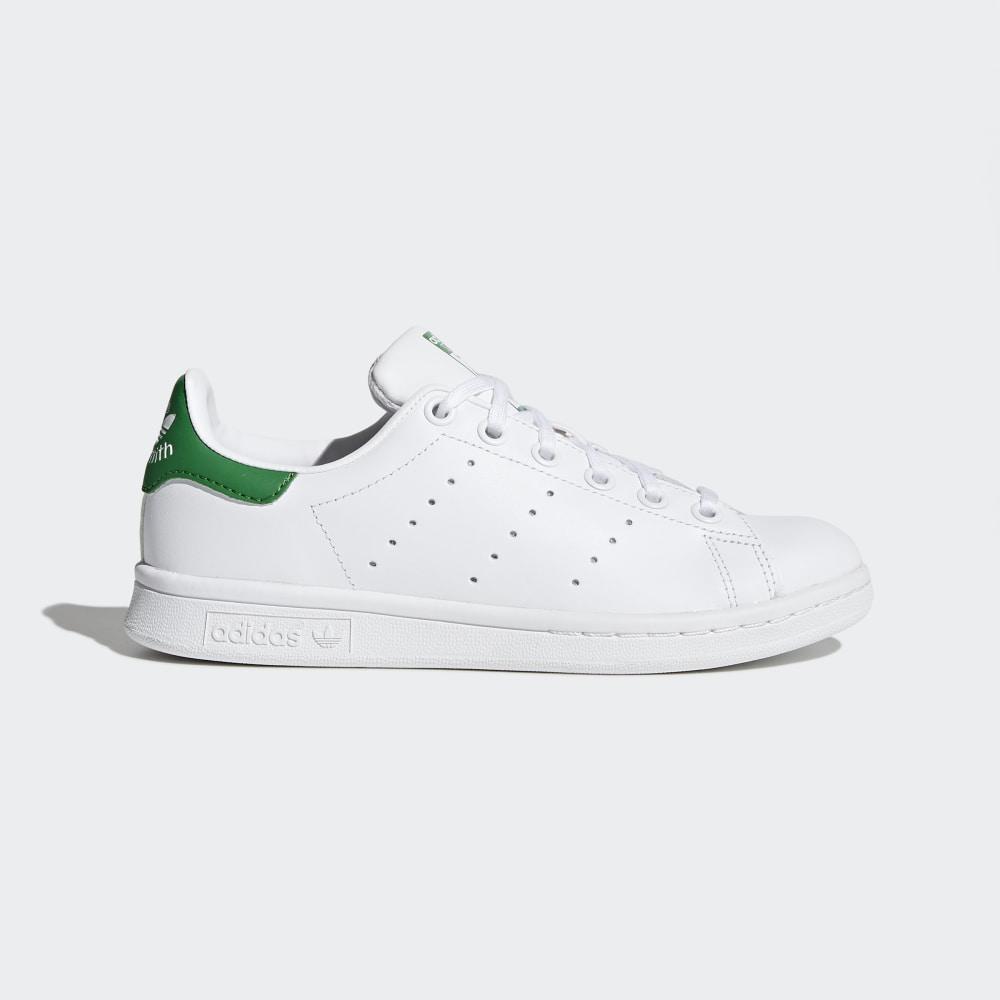 Adidas Boys' Stan Smith Originals Shoes White/Green Ireland M20605